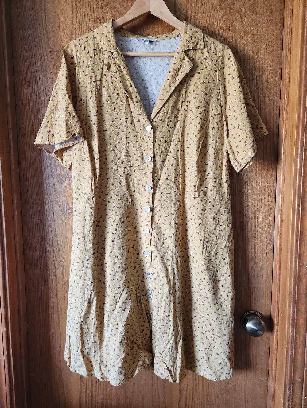 Madewell Kacie Linen Mini Floral